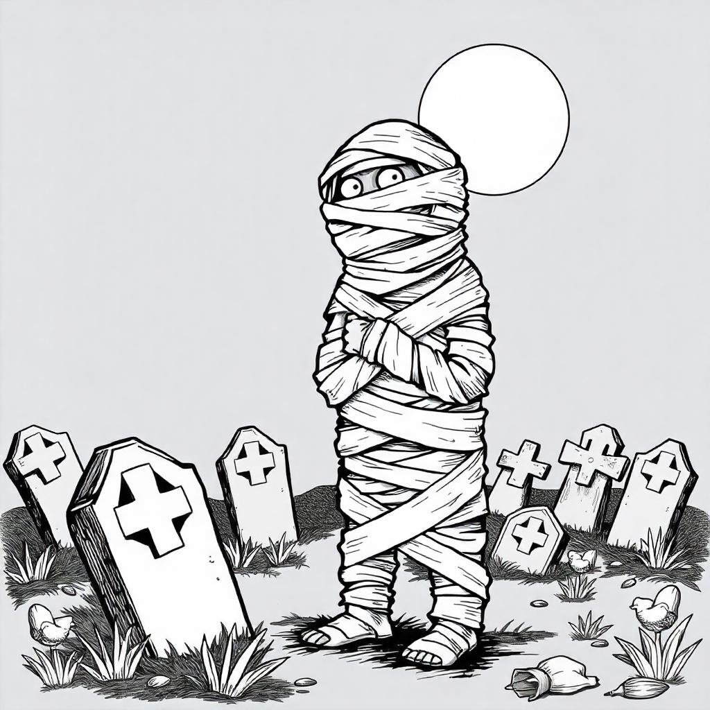 Mummy Wrapped in Bandages