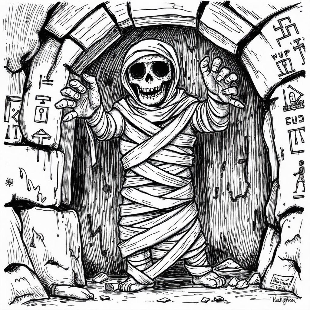 Mummy Wrapped in Bandages
