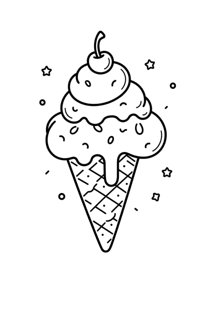 Yummy Ice Cream Cone Fun