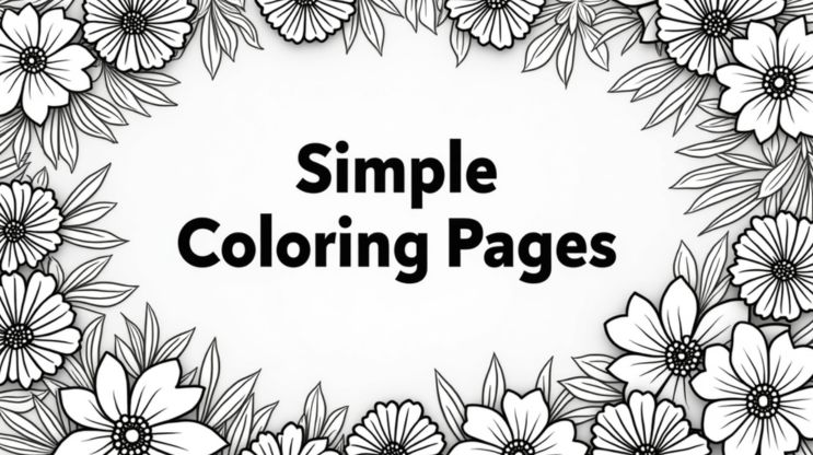 Simple Coloring Pages That Will Instantly Soothe Your Mind Draw It Easy