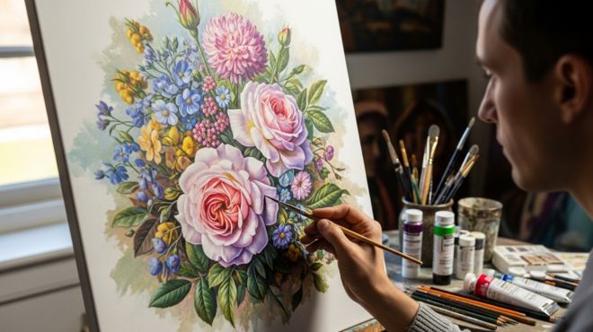 18 Flower Drawing Ideas You’ll Fall in Love With