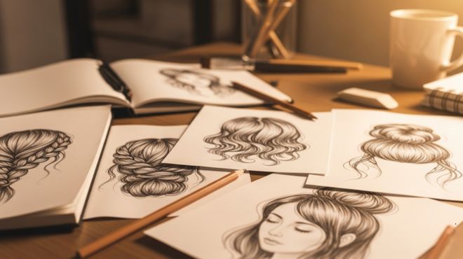 Boost Your Art Skills with These 15 Hair Drawing Ideas
