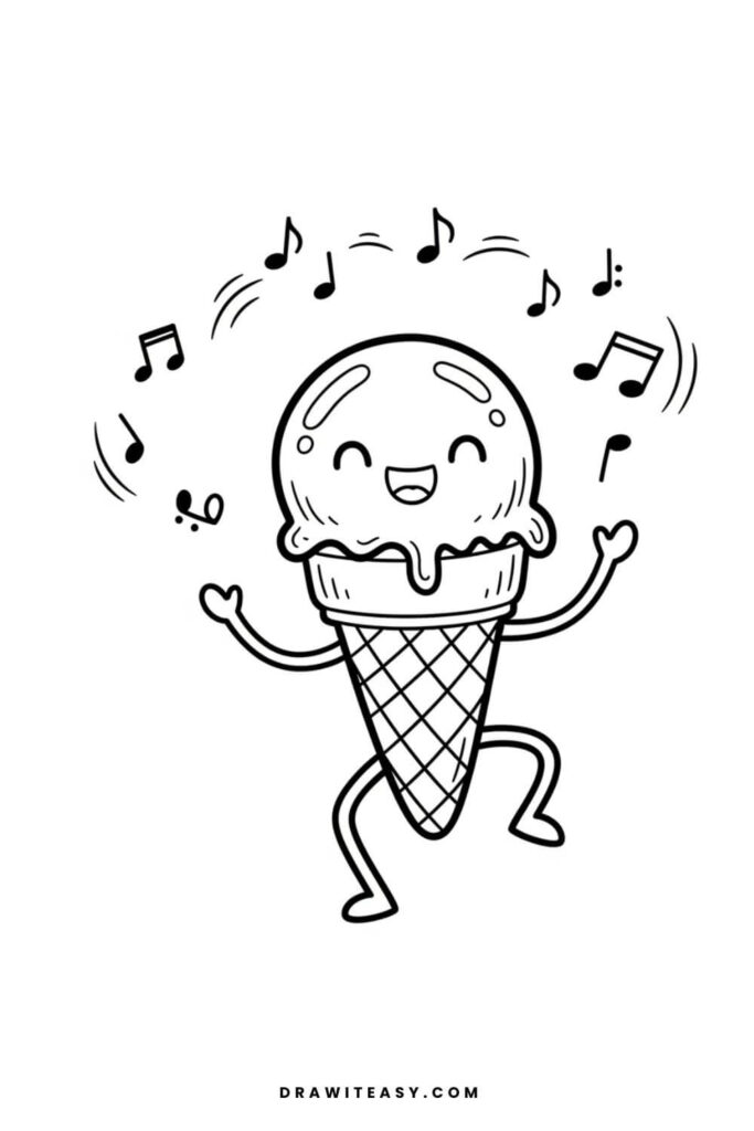 Dancing Ice Cream Cone