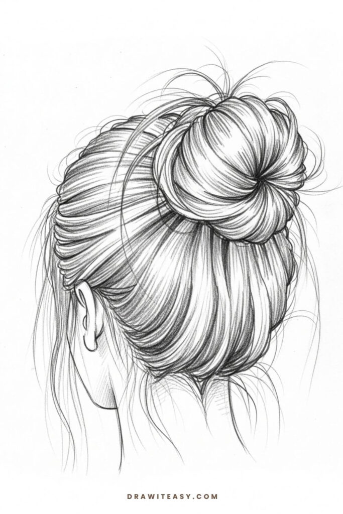 Messy Bun Practice