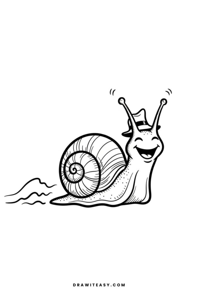 Snail with a Tiny Hat