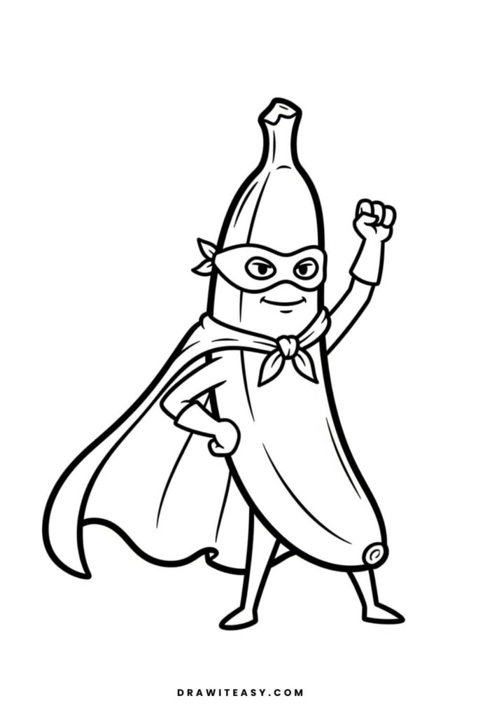 Superhero Banana