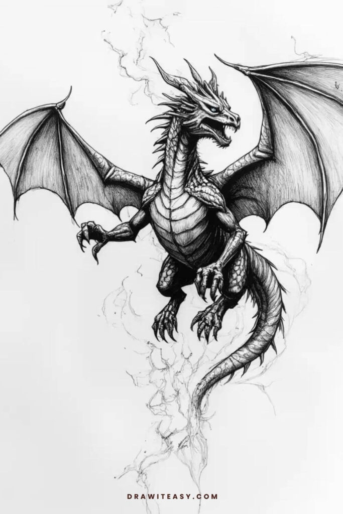 dragon drawing idea 10
