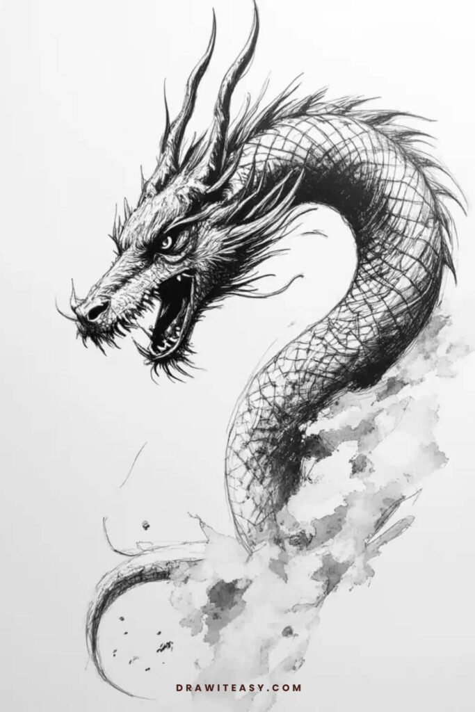 dragon drawing idea 2