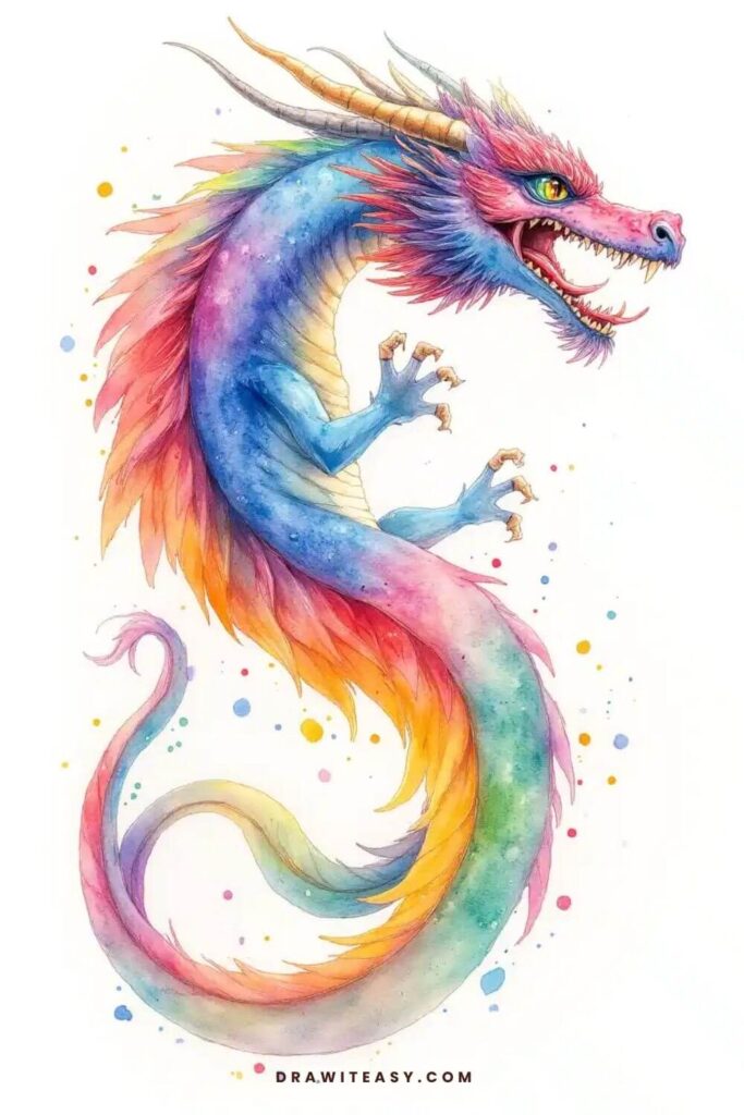 dragon drawing idea 6