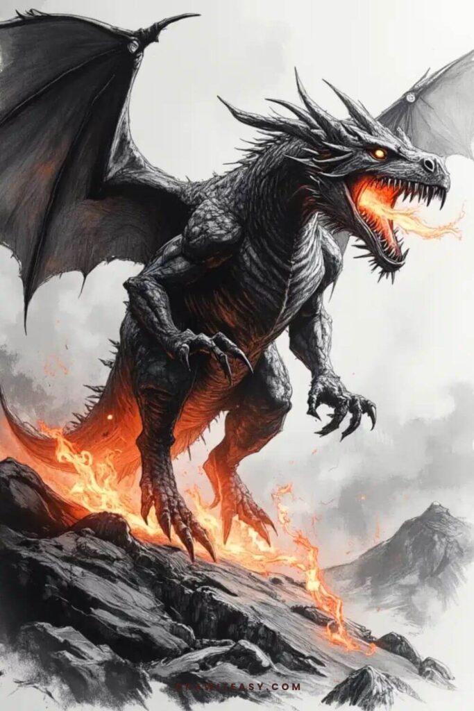 dragon drawing idea 8