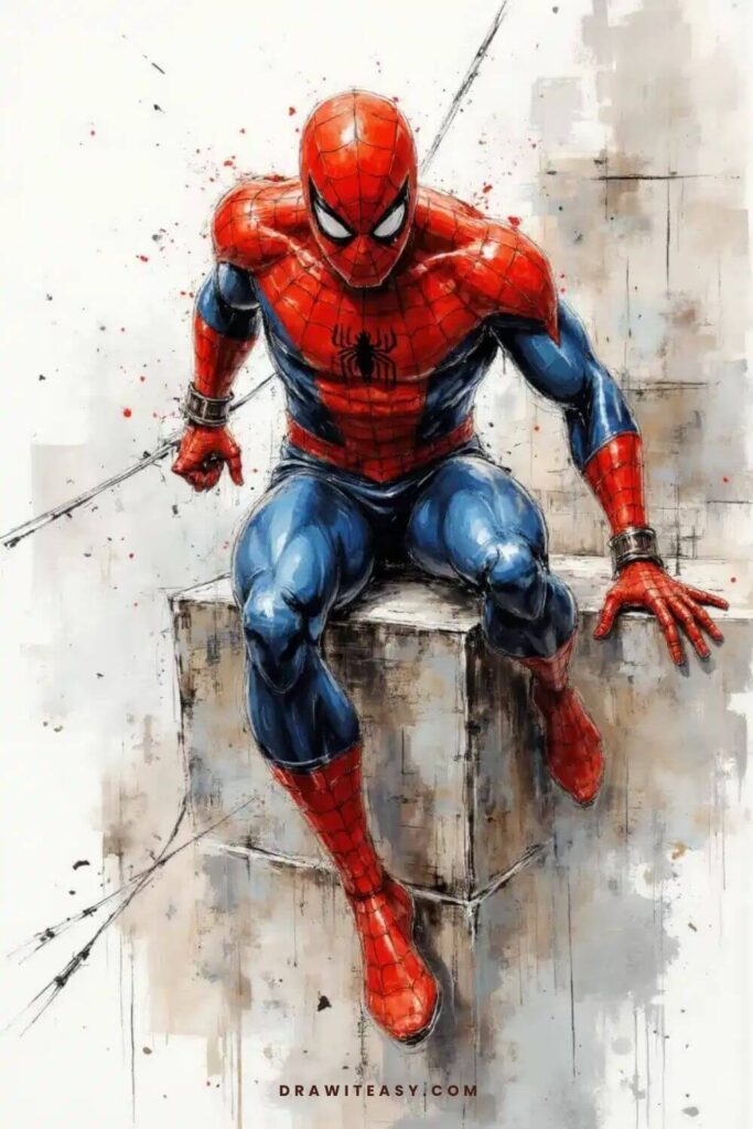 spider man drawing ideas 1