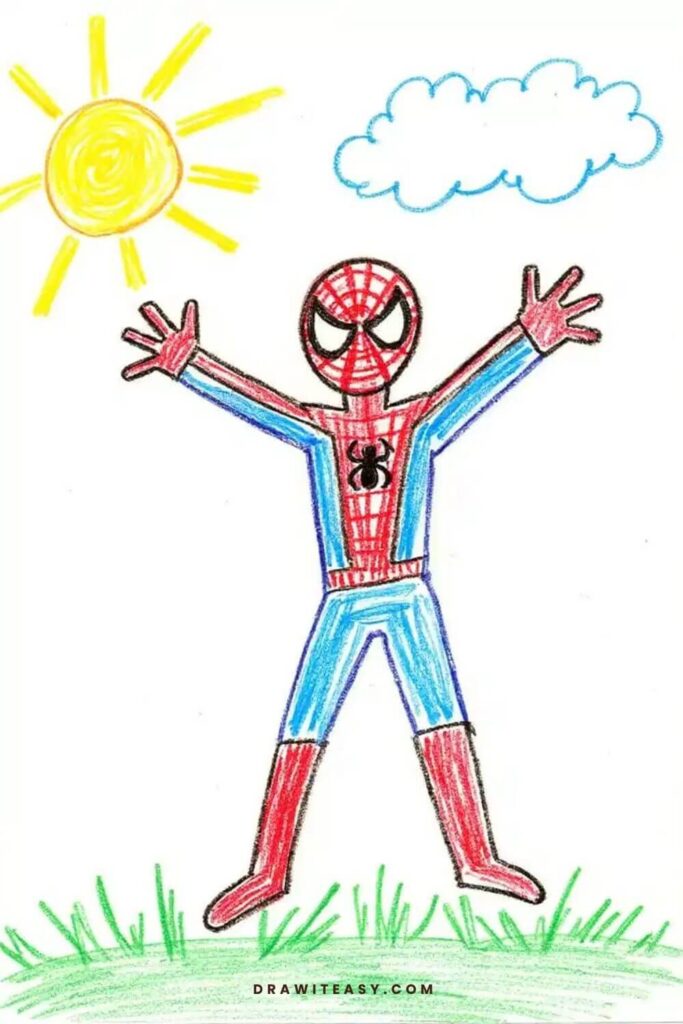 spider man drawing ideas 14