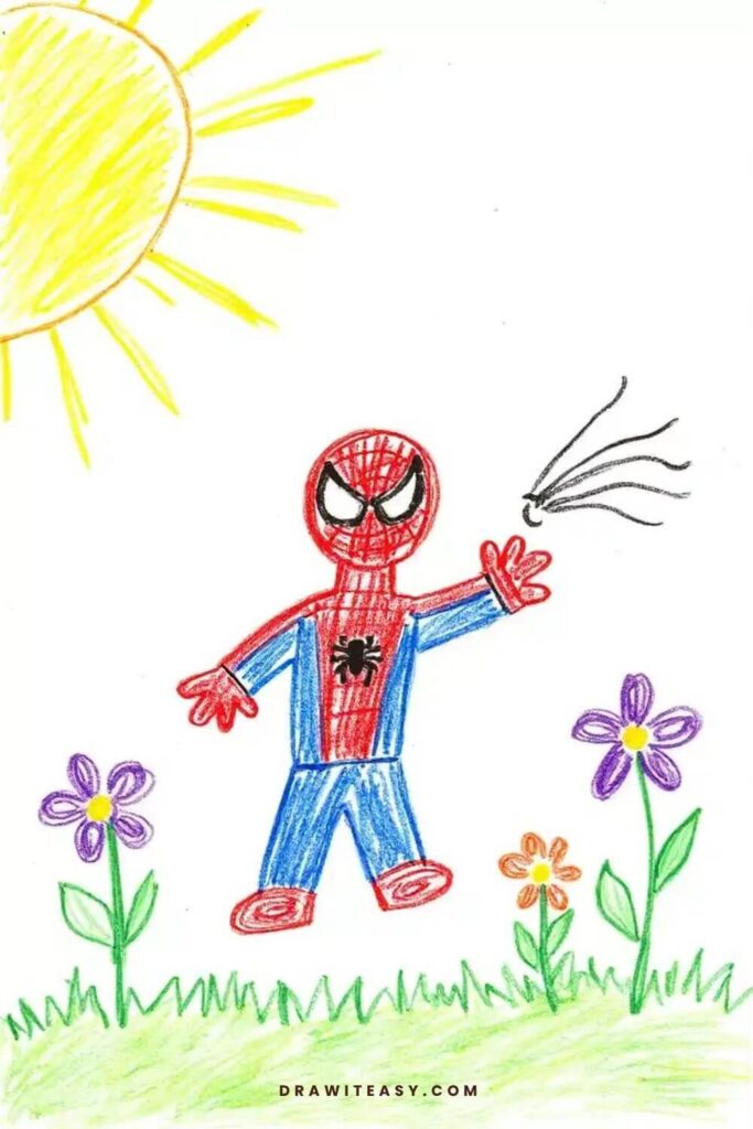 spider man drawing ideas 15