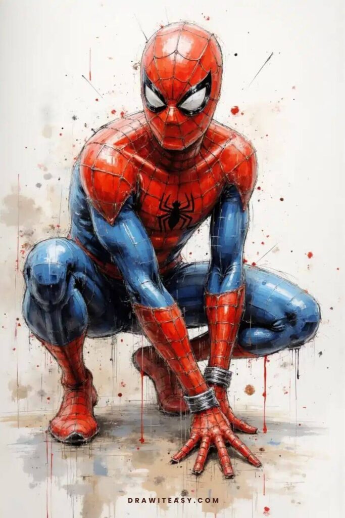 spider man drawing ideas 2