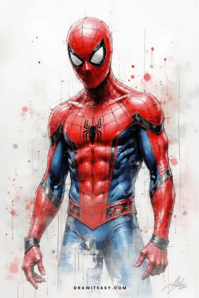spider man drawing ideas 3