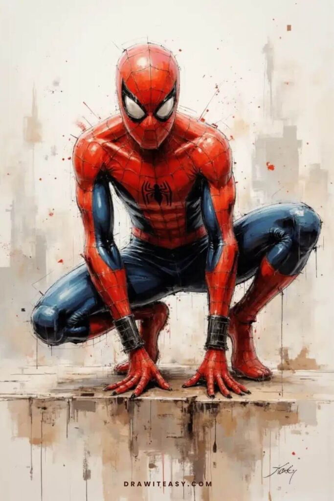 spider man drawing ideas 4