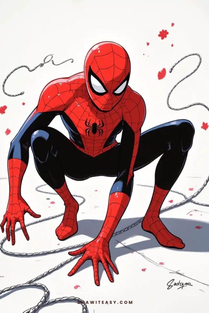 spider man drawing ideas 7