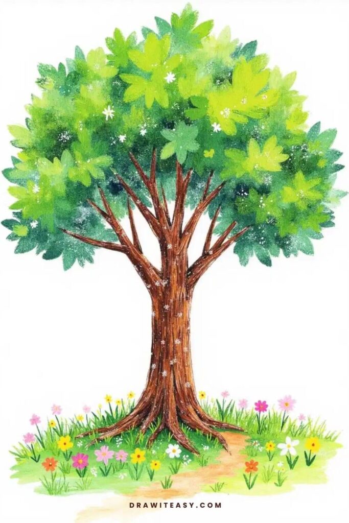 tree drawing ideas 10