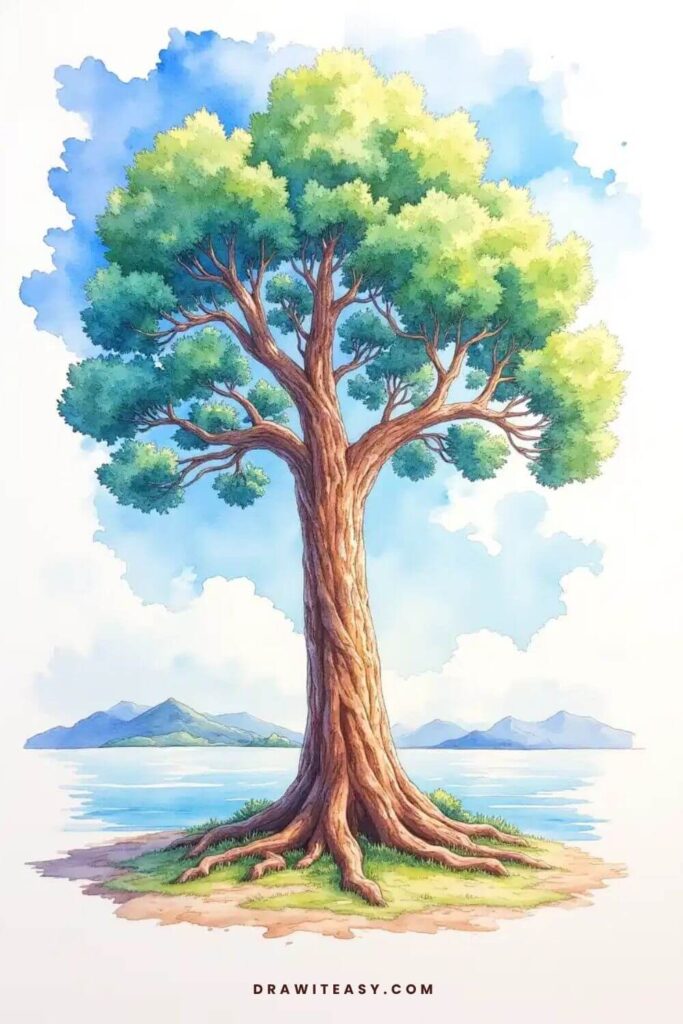 tree drawing ideas 14