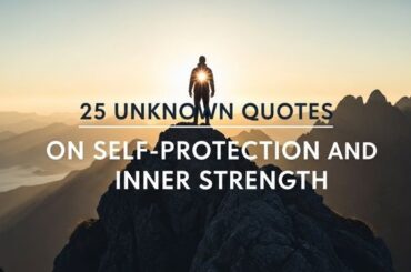 25 Unknown Quotes on Self-Protection and Inner Strength