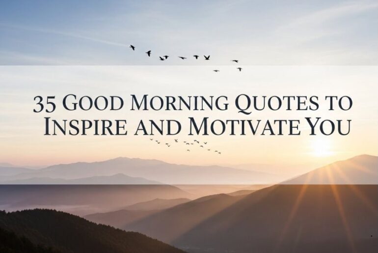 35 Good Morning Quotes to Inspire and Motivate You