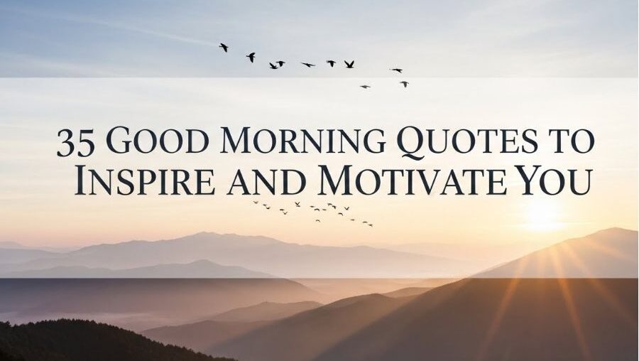 35 Good Morning Quotes to Inspire and Motivate You