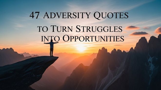 47 Adversity Quotes to Turn Struggles into Opportunities