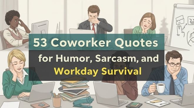 53 Coworker Quotes for Humor, Sarcasm, and Workday Survival