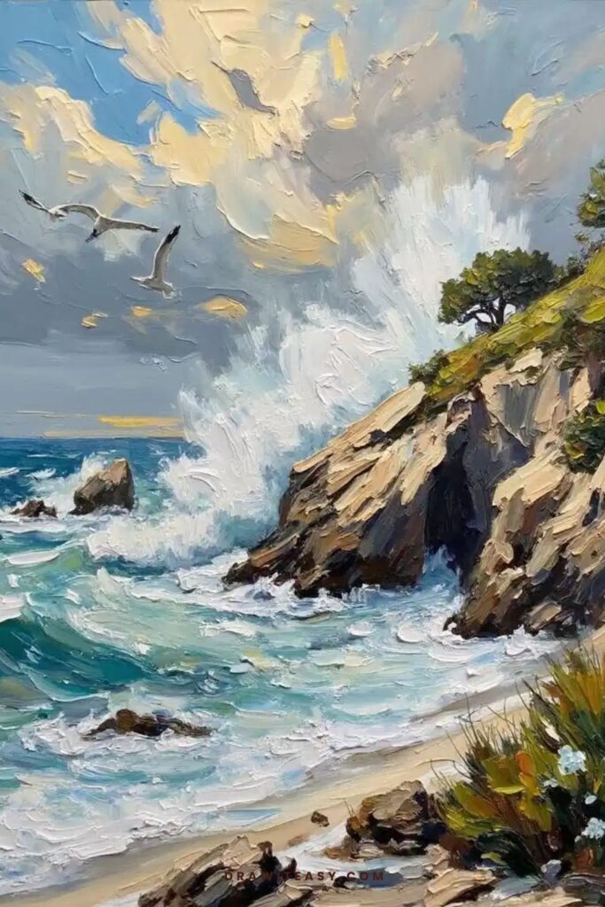 Crashing Ocean Waves