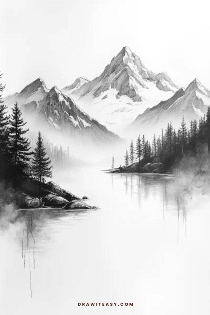 Foggy Mountain Lake