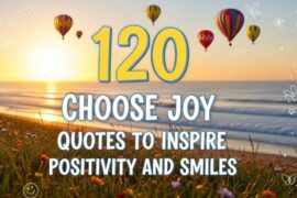 120 Choose Joy Quotes to Inspire Positivity and Smiles