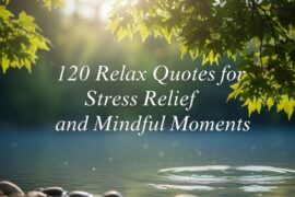 120 Relax Quotes for Stress Relief and Mindful Moments