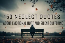 150 Neglect Quotes About Emotional Hurt and Silent Suffering