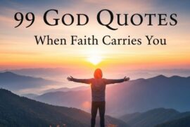 99 God Quotes When Faith Carries You