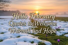 Hello February Quotes to Welcome Warmth and Hope