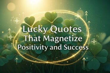 Lucky Quotes That Magnetize Positivity and Success