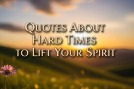 Quotes About Hard Times to Lift Your Spirit