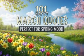 101 Happy March Quotes Perfect for Spring Mood