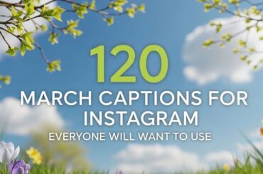 120 March Captions for Instagram Everyone Will Want to Use