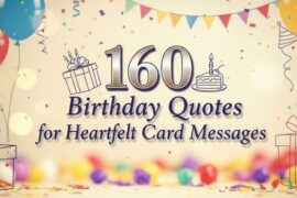 160 Birthday Quotes for Heartfelt Card Messages