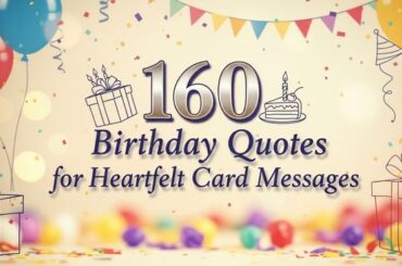 160 Birthday Quotes for Heartfelt Card Messages