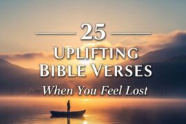 25 Uplifting Bible Verses When You Feel Lost