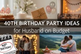 37 40th Birthday Party Ideas for Husband on Budget