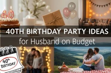 37 40th Birthday Party Ideas for Husband on Budget
