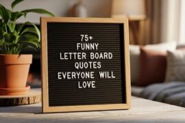 75+ Funny Letter Board Quotes Everyone Will Love