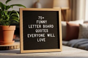 75+ Funny Letter Board Quotes Everyone Will Love