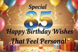 85 Special Happy Birthday Wishes That Feel Personal