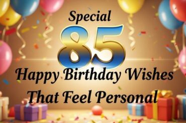85 Special Happy Birthday Wishes That Feel Personal