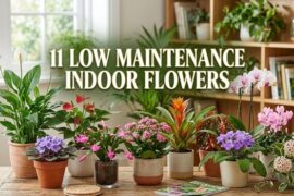 11 Low Maintenance Indoor Flowers