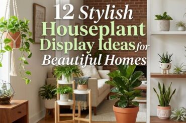 12 Stylish Houseplant Display Ideas for Beautiful Homes